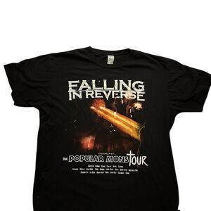 Falling In Reverse MONSTOUR Concert Tee • Size Large • Band Merch